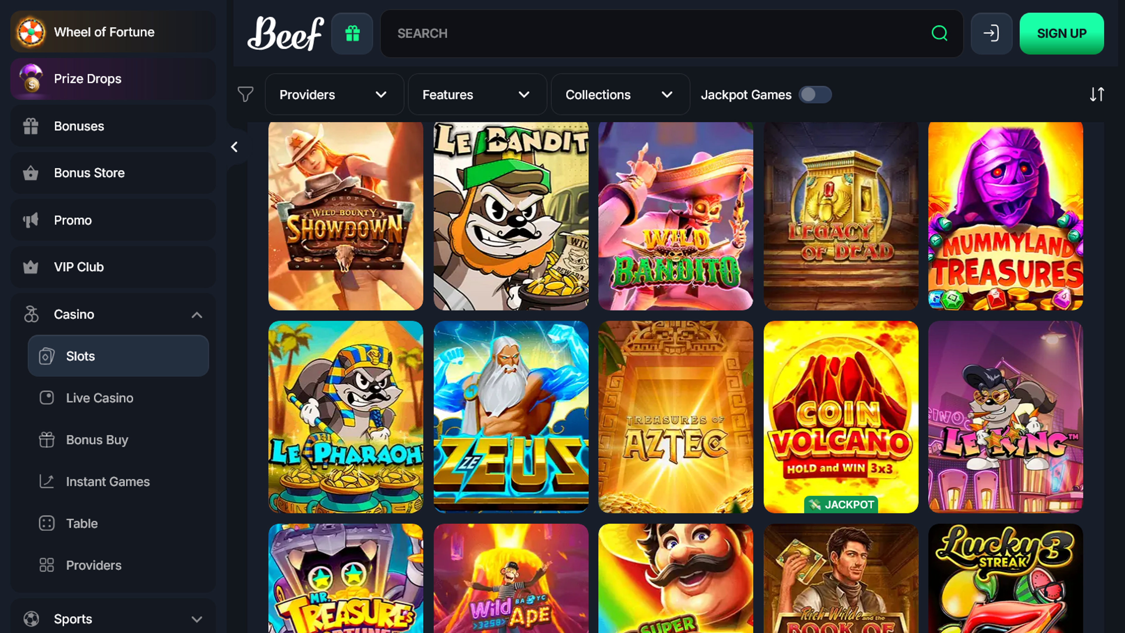 Beef Casino Slots